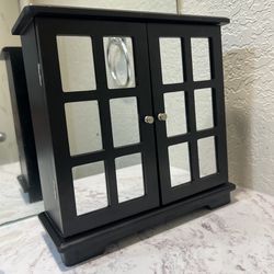 Black Wooden Jewelry Box