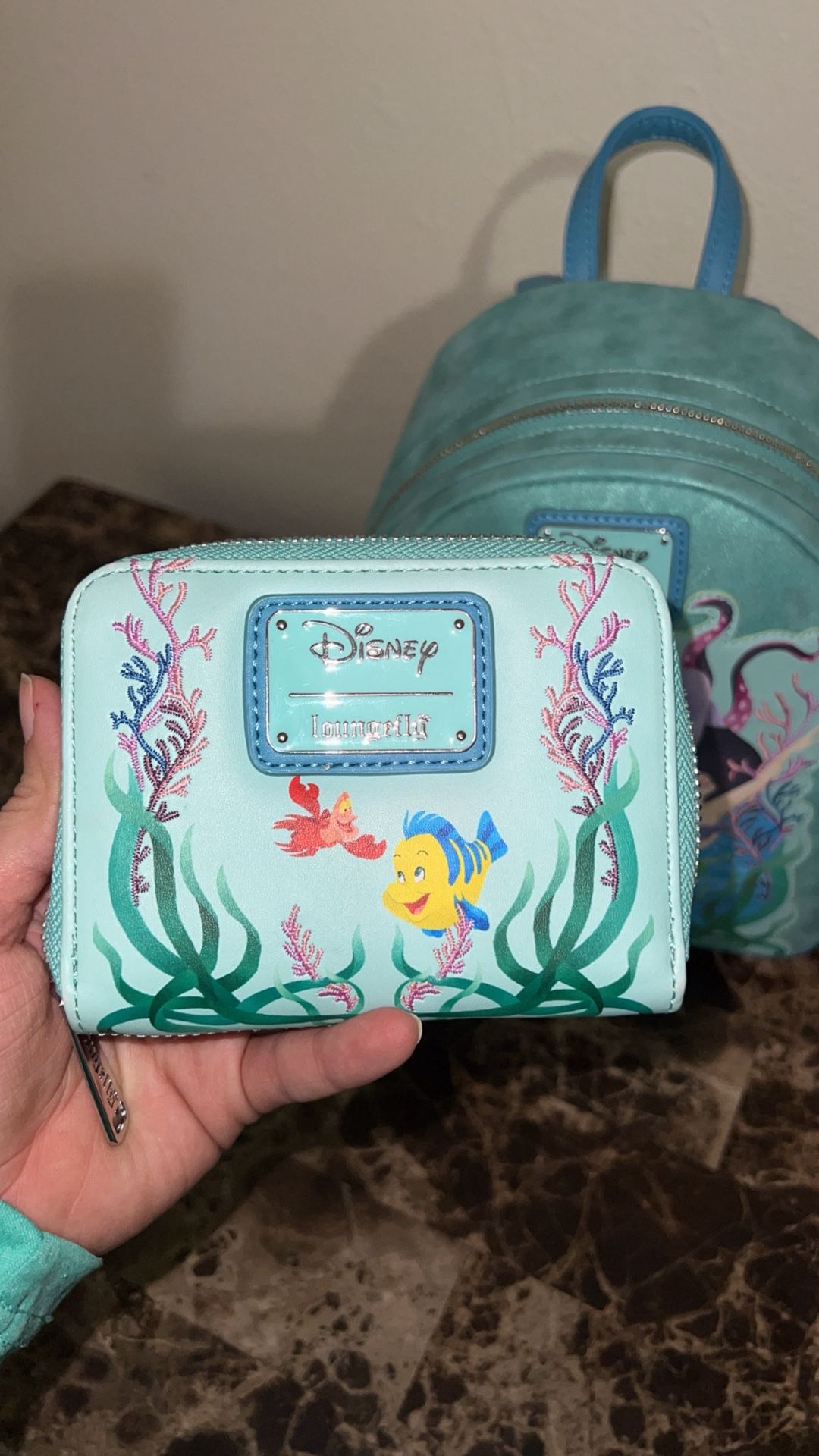 Ariel Backpack 🎒 & Wallet