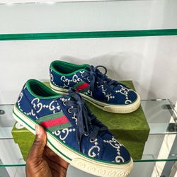 GUCCI Tennis 1977 logo-embroidery 