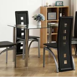 Modern 5-piece Dining Set- Shop Now Pay Later 🛍️