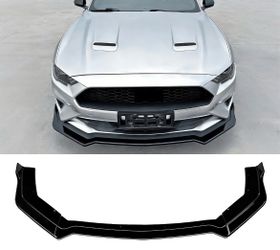 18-23 Ford Mustang Front Bumper Lip Gloss Black