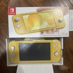 Nintendo Switch Lite Yellow Handheld Console