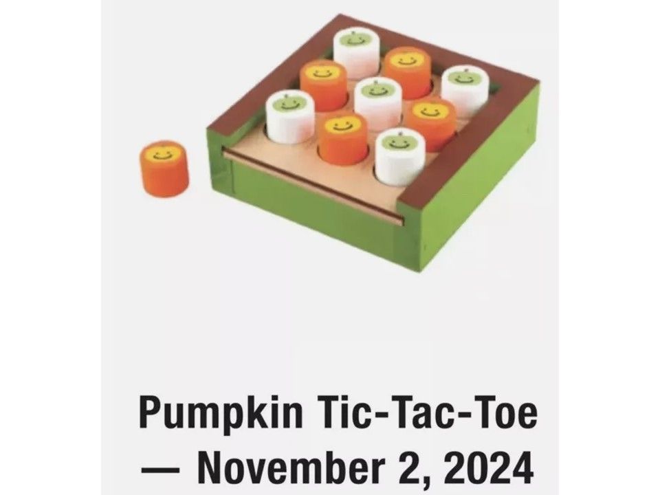 Home Depot Tic-Tac-Toe Game Kids Workshop Kit Pin Included November 2024 Fun NEW