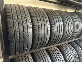 SET OF TIRE 255 45 20 CONTINENTAL 85% LIFE