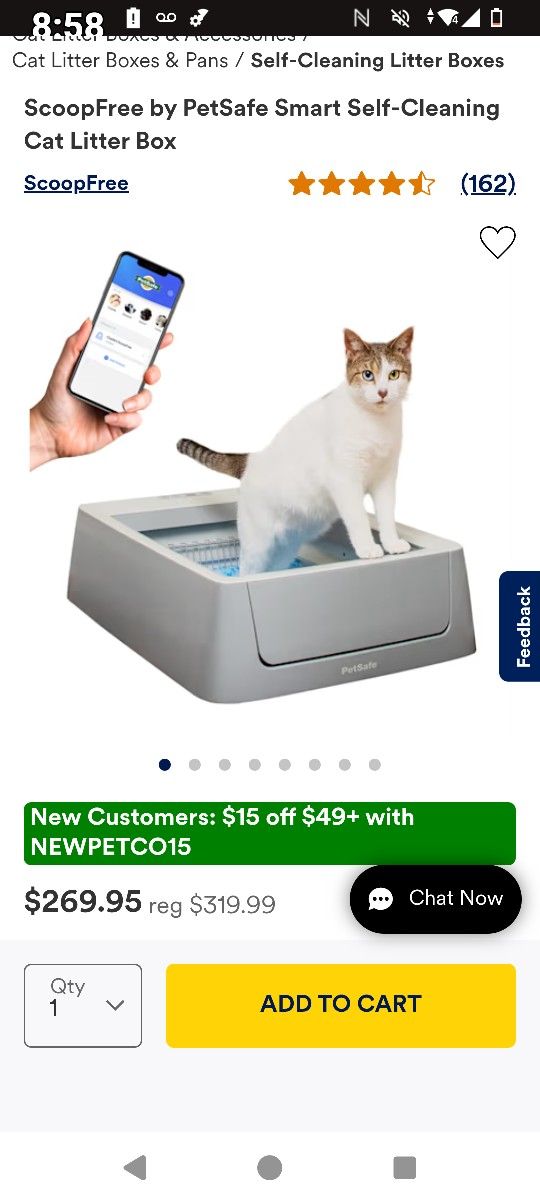 Scoopfree Cat Litter Box