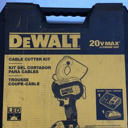DeWalt DCE150D1 20V MAX Cordless Electrical Cable Cutting Tool Kit  NEW