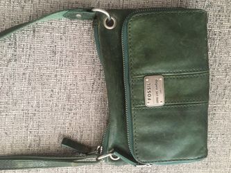 Green leather fossil $25