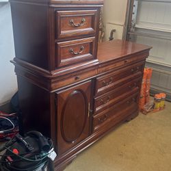 Cherrywood Armoire And Dresser