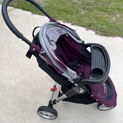 Baby Jogger City Mini Single Stroller And Tray