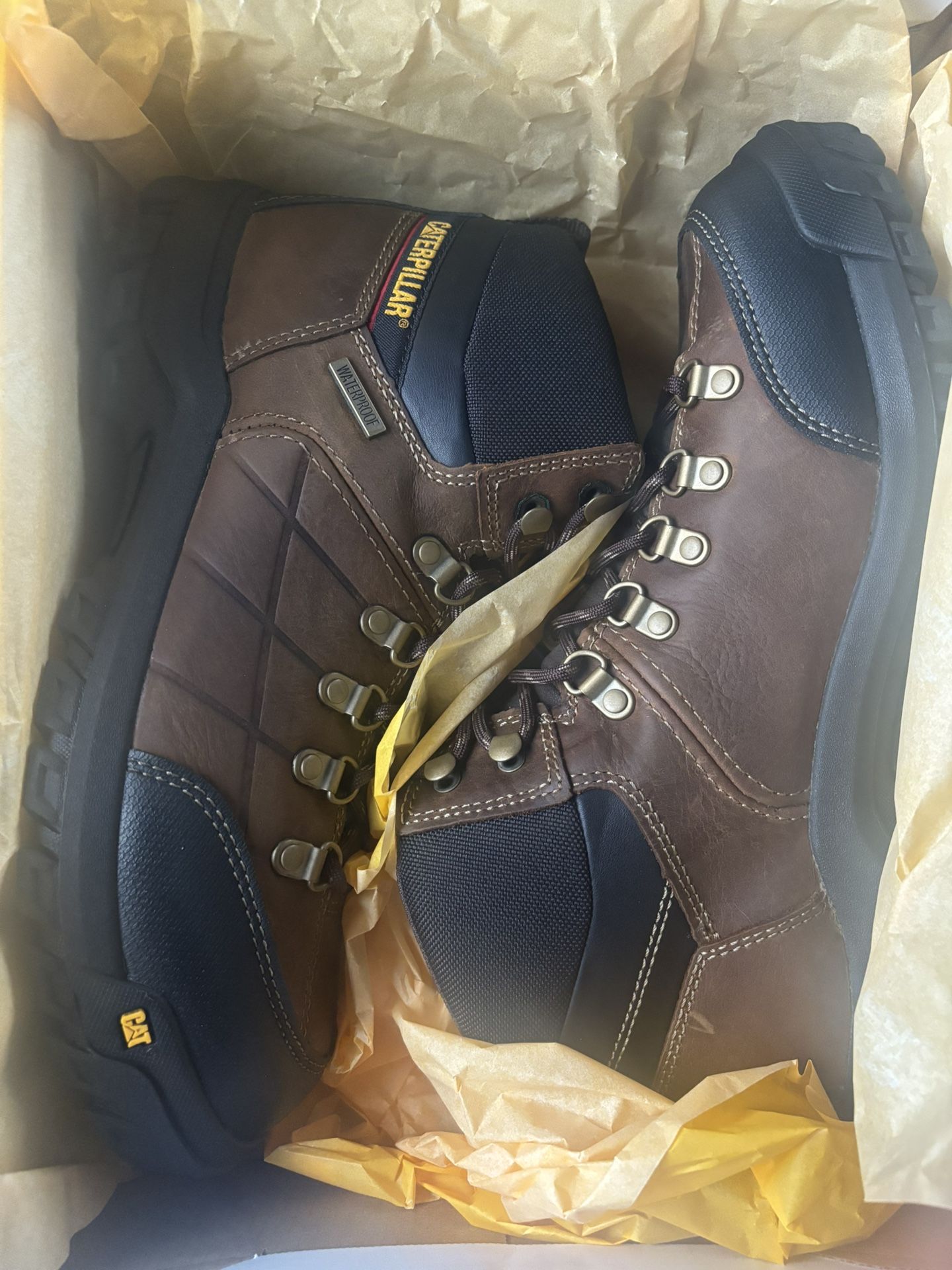 Caterpillar Soft Toe Work Boots Size 10-10.5