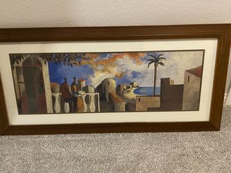 Wood framed art
