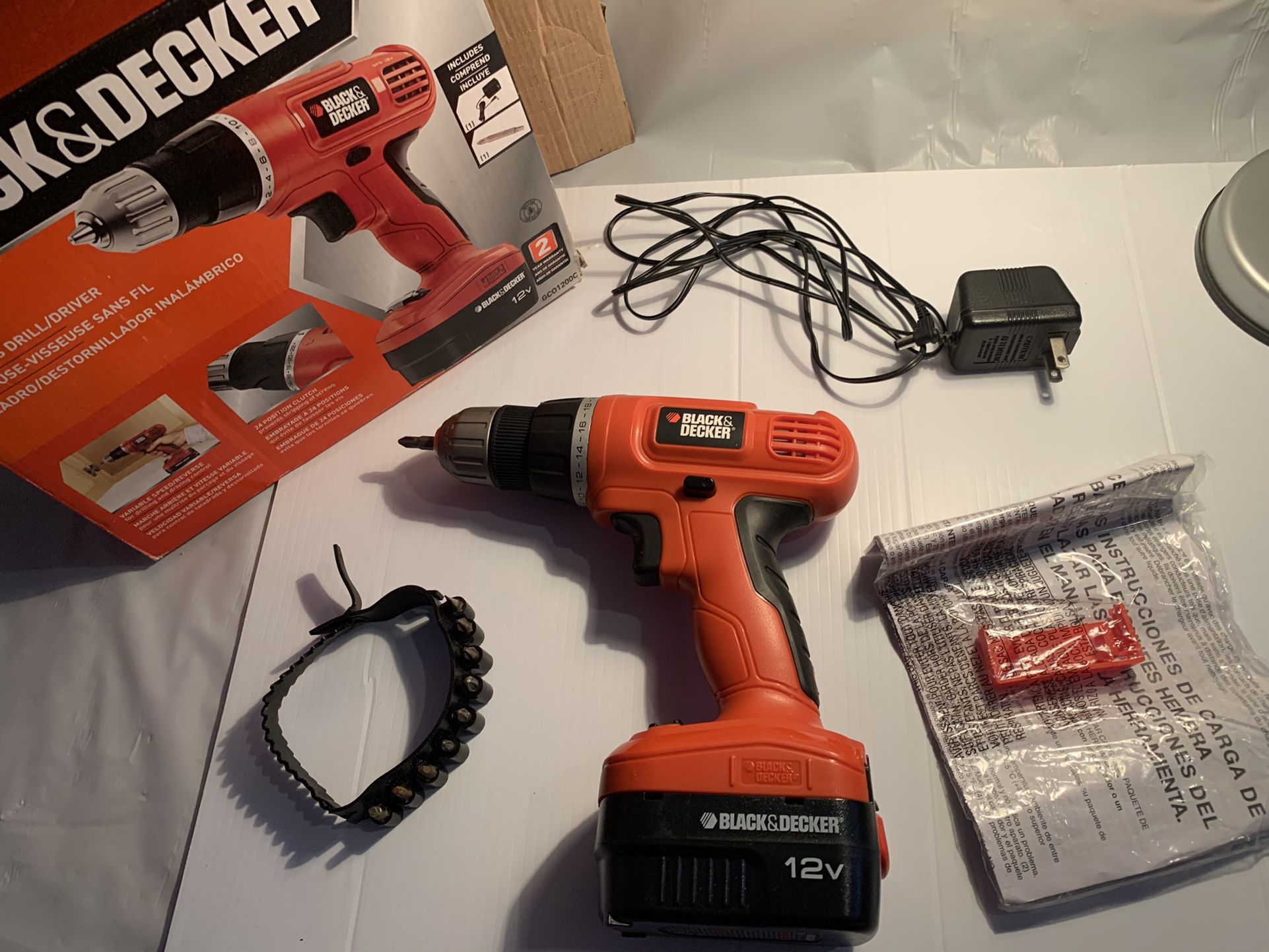 Black And Decker 12v Cordless Drill