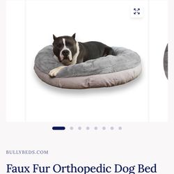 Faux Fur Orthopedic Dog Bed
