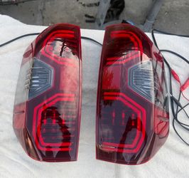 14-21 Toyota Tundra Red LED Bar Tail Lights