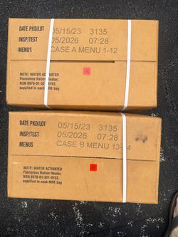MRE meals