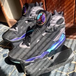 Jordan 8 Retro AQUA’S For Sale Size 8 Men!!🔥👟📲✅