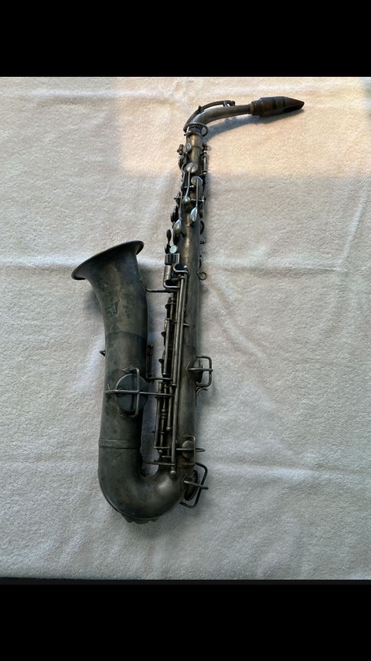 Trade Vintage 1922 Buescher saxophone for repair trade for Guitar made in USA