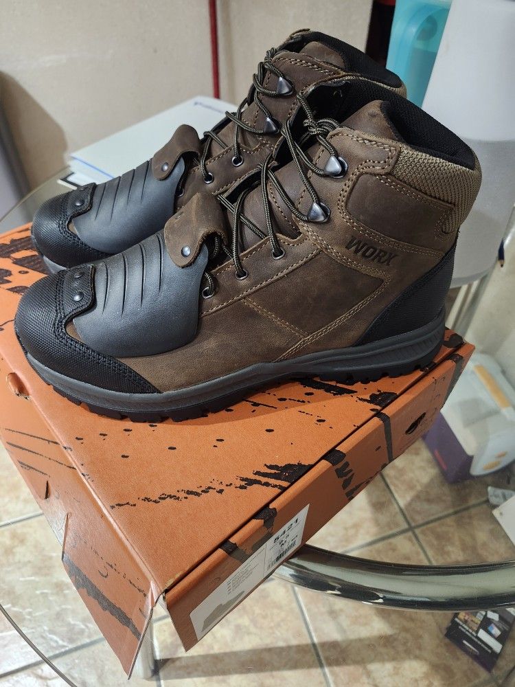 Red Wing Worx Steel Toe Work Boots