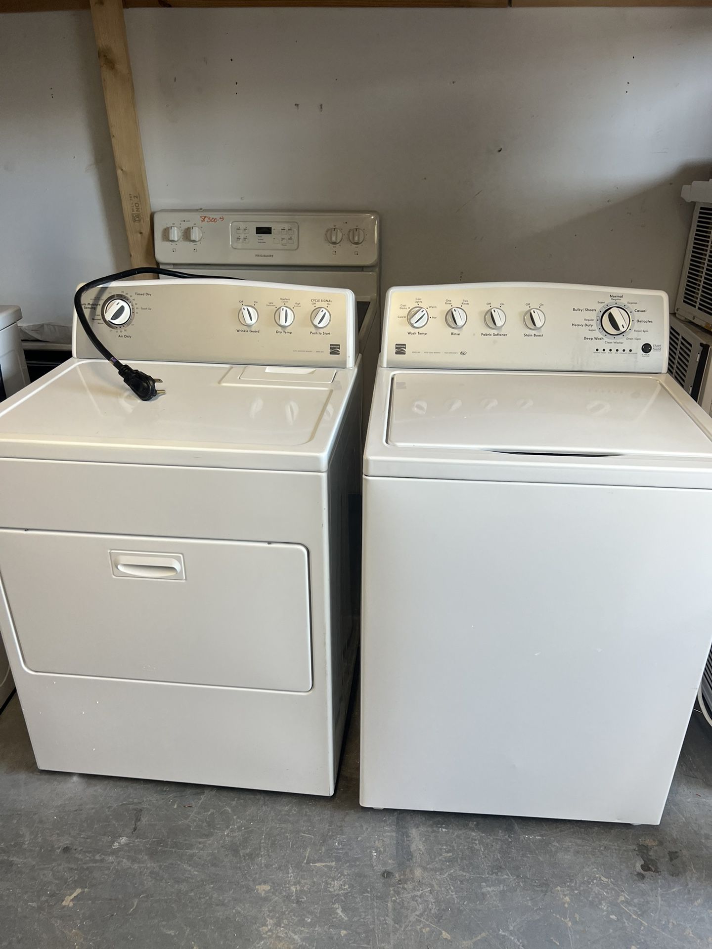 Kenmore washer and dryer great condition working perfect ready tasted With warranty delivery and installation Available 