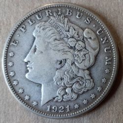 1921 S  Morgan Dollar