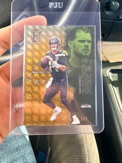 Sam Darnold Topps 1/1 Gold Rookie Card Seahawks
