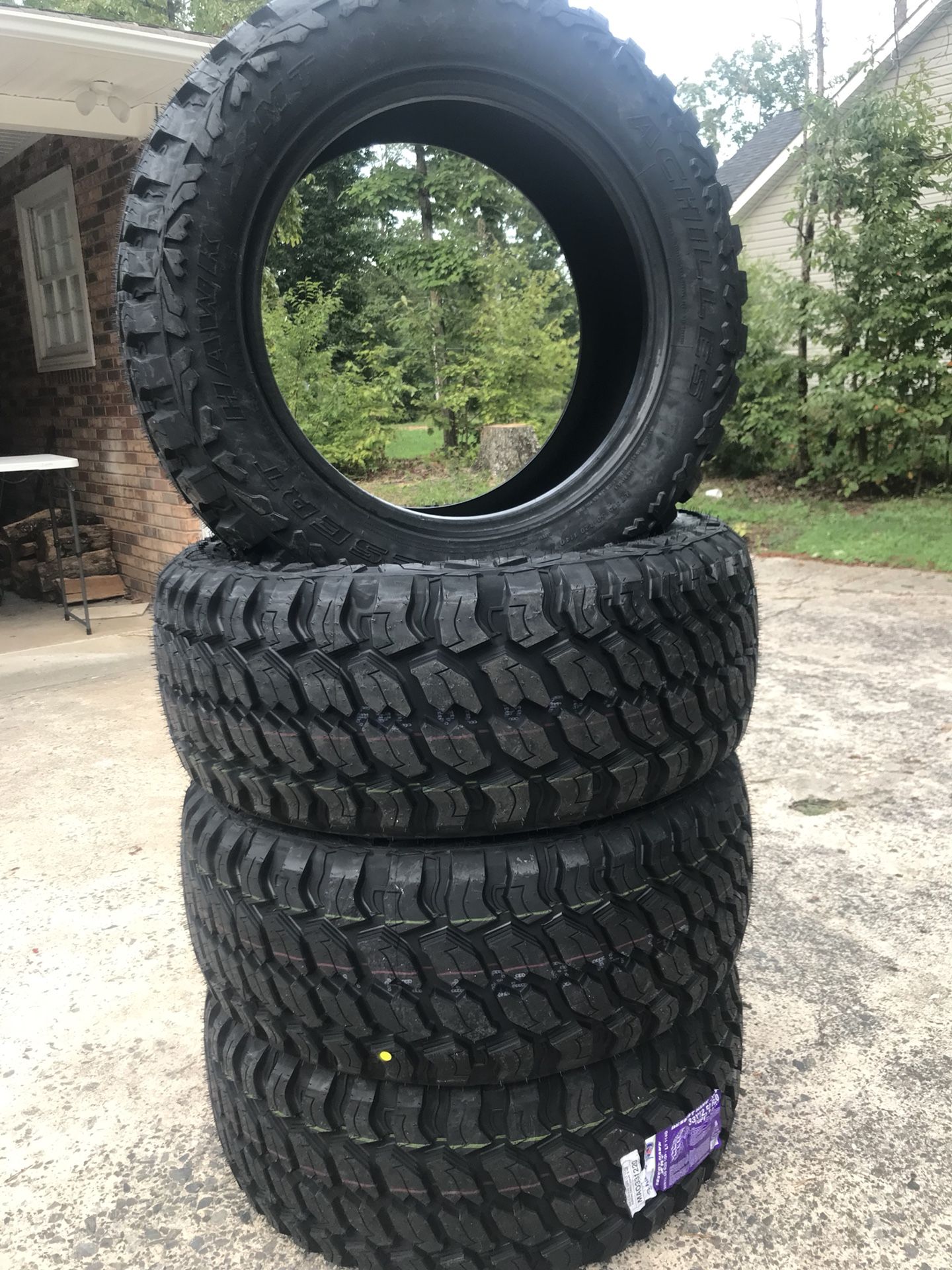 New 20” mud tires. 33x12.50R20 desert hawk xmt