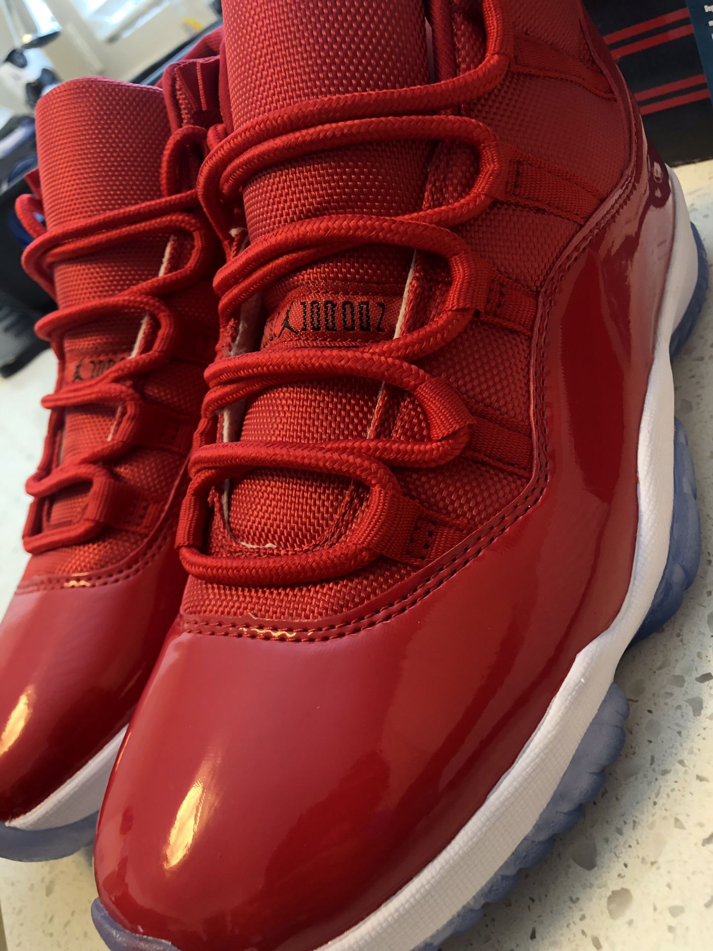 Red Retro Jordan 11 size 9.5 $190