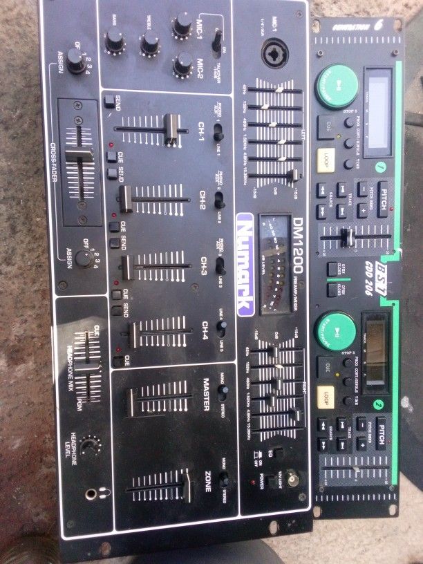 DJ Numark Md1200 And BST Cdd 206 DJ Mixed