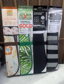 Auto Windshield Sun Shades – $15 each