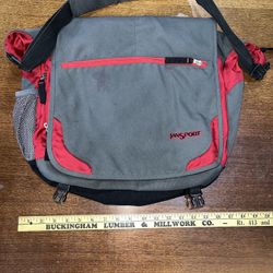 Jansport gray & red messenger bag p/u Jamison or Willow Grove PA