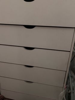 white dresser