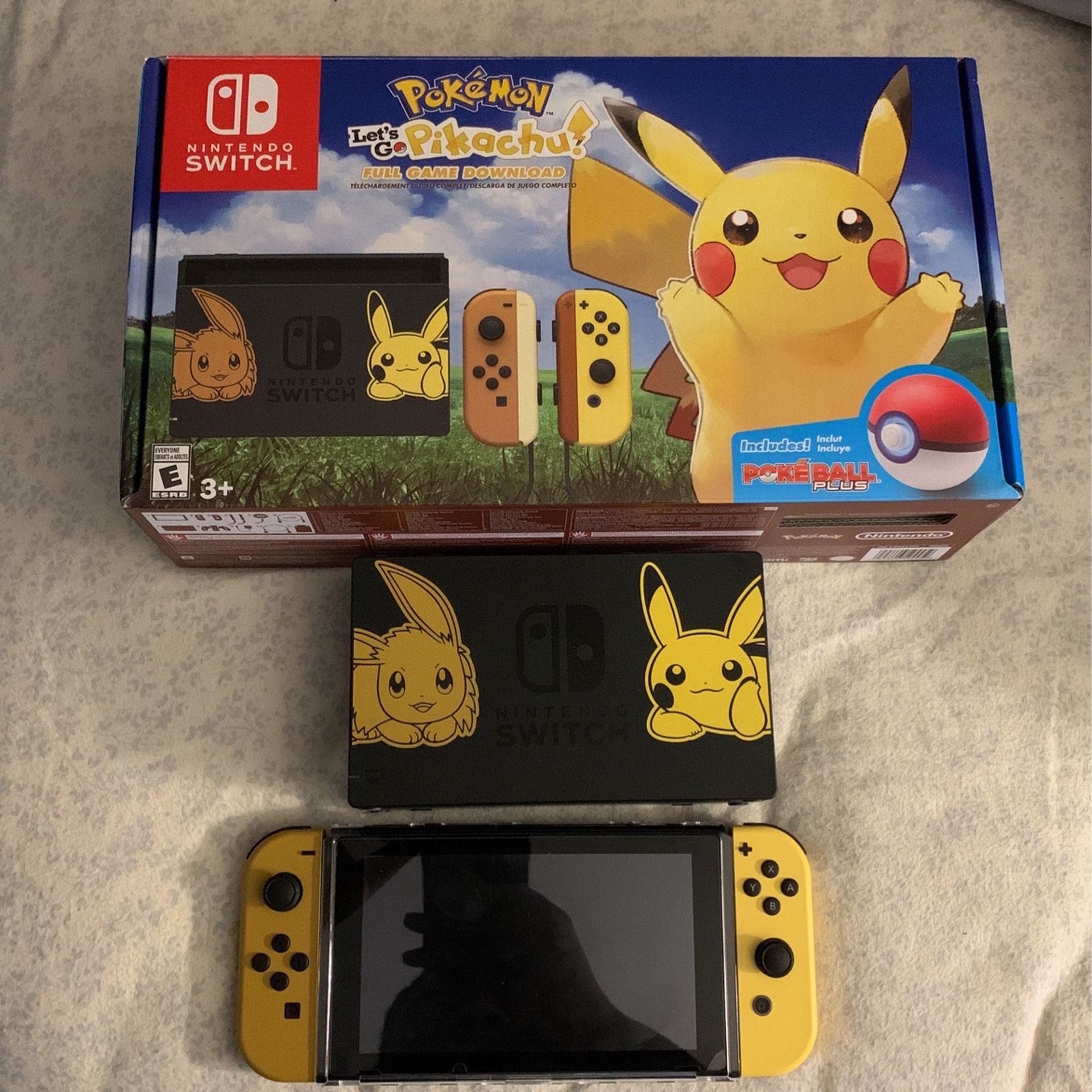 Nintendo Switch Pikachu And Eevee Edition