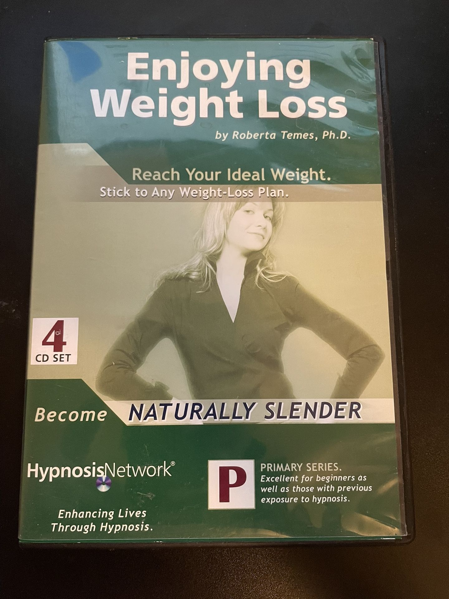 Enjoying Weight Loss By Roberta Temes PhD Hypnosis Network Audio 4 CD Album