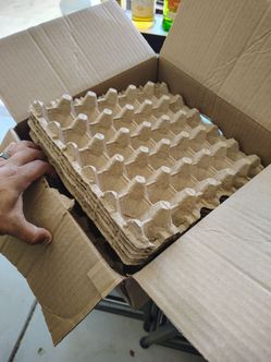 Box of Egg Crates - $15