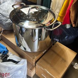 Olla De 40qt Con Parrilla Y 4 Divisiones Princess House Nueva En Caja Precio 450