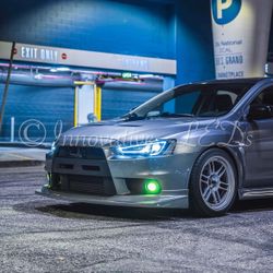 6000k Glacier White LED Headlight And 3000k Jdm Yellow LEDs Fog Lights 