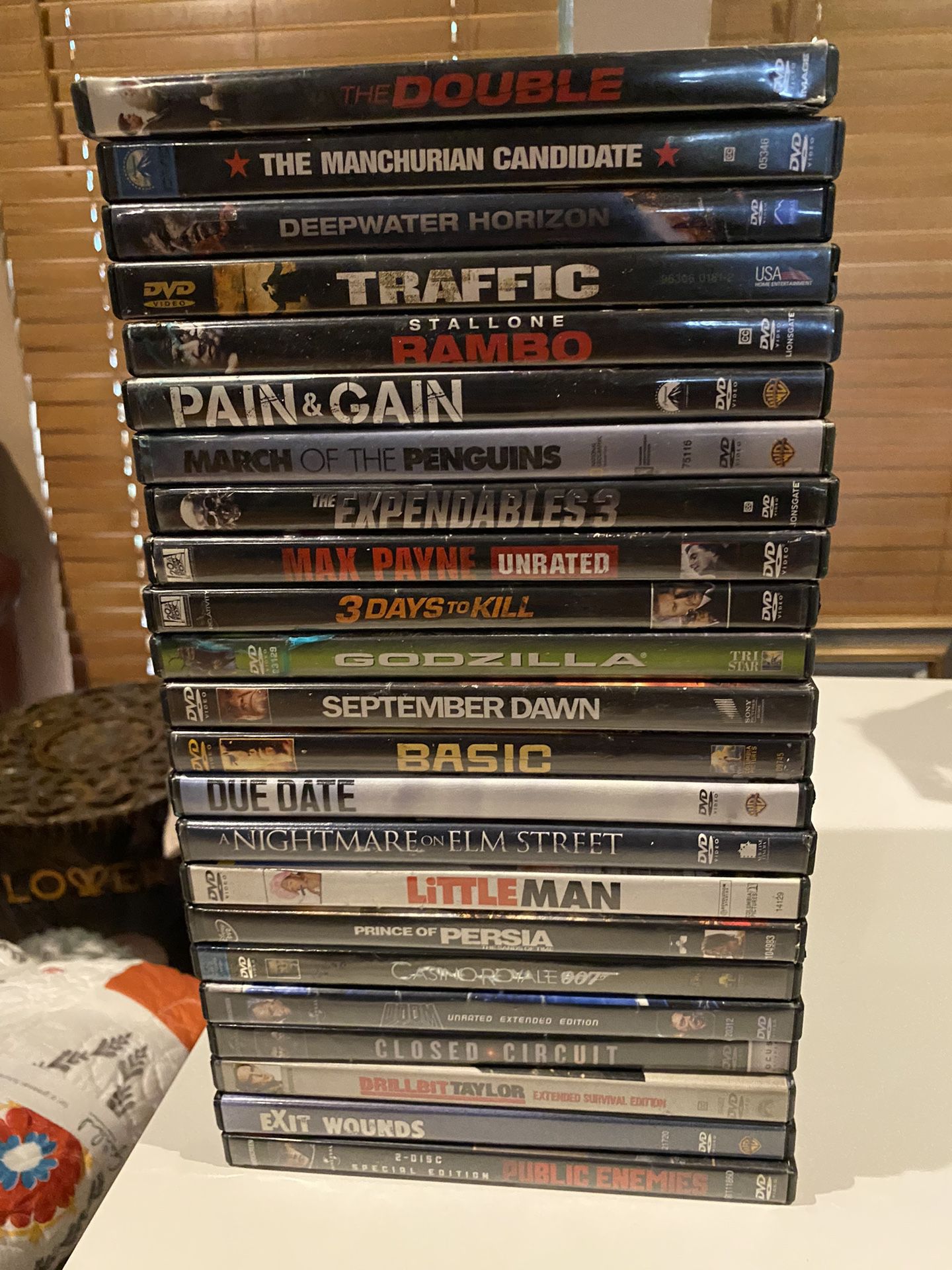 DVD All In Excellent Condition  $25 For All 
