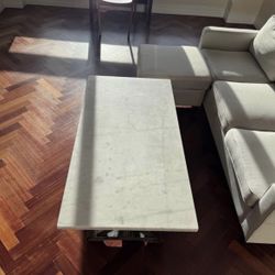 Solid Marble Coffee Table - $295