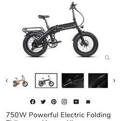 Yamee XL Folding Electric Bike 750W