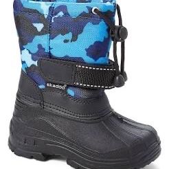 - Blue Camouflage Boot - Boys, Size: Toddler 8