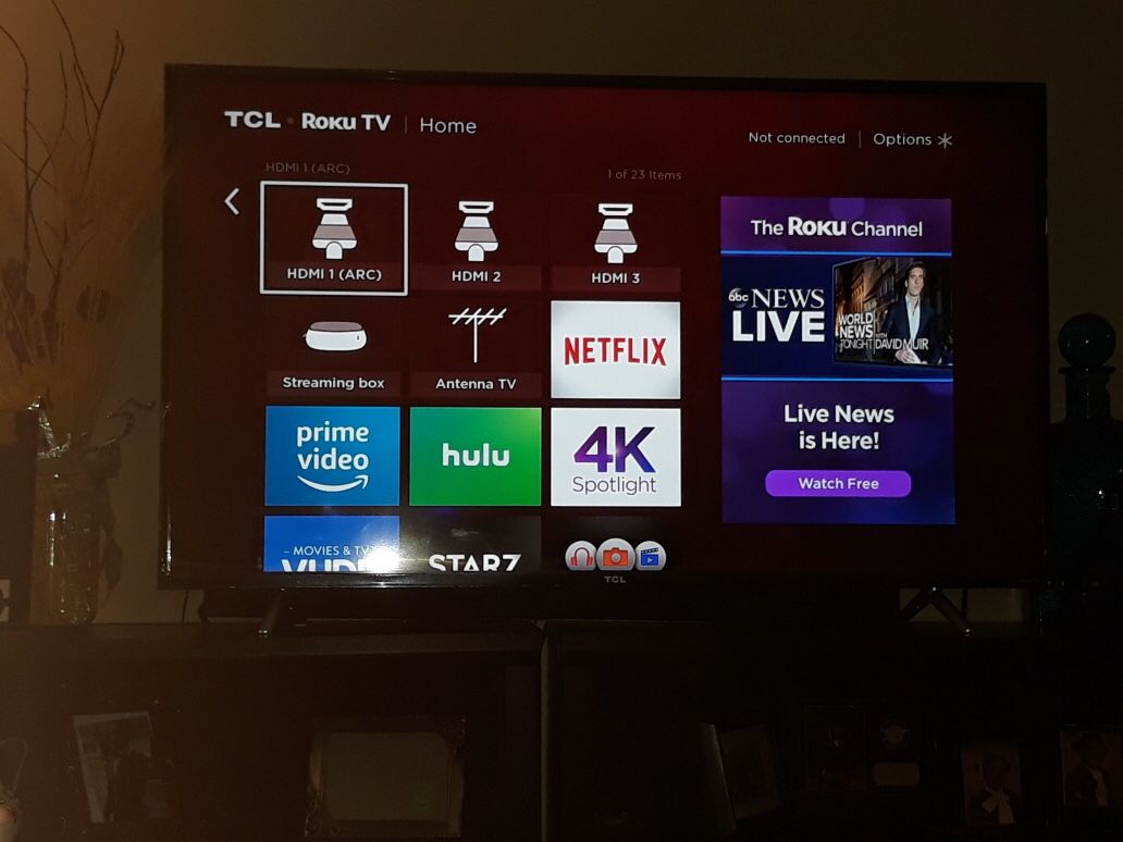 First 1 is a TCL Roku 60" smart and the other Element 4k 60" smart tv’s - ONLY FOR SALE