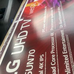 55” LG 4K SMART TV $265