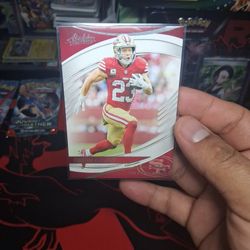 49ers CHRISTIAN MCCAFFREY football Card 🏈 