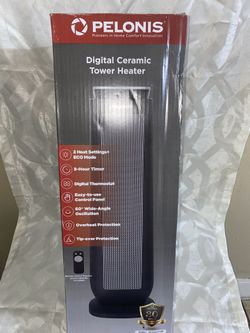 1500-Watt 23” Digital Tower Heater