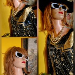 Vintage Sequin Blouse 