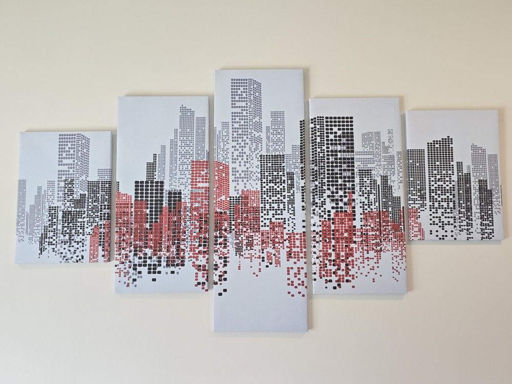 Canvas Modern Architecture Wall Art.
