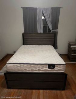 Bed Full with matress and box spring