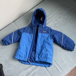 Patagonia Toddler Blue Snow Jacket Size 2T