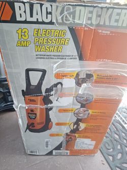 Black&decker 13 amp  electric presure washer