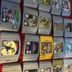 N64 games (Zelda,mario,007 and many more